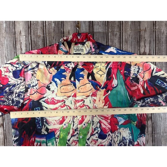 Wacko Maria Guilty parties 19ss Hell Painting Hawaiian Shirt size XL made Japan - Picture 6 of 8